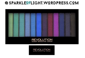 sparkleoflight makeup revolution store makeuprevolution mermaids vs unicorns palette swatches flash london