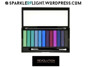 sparkleoflight makeup revolution store makeuprevolution mermaids vs unicorns palette swatches flash redemption palette eyeshadow