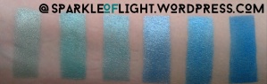sparkleoflight makeup revolution store makeuprevolution mermaids vs unicorns palette swatches swatch no flash cheap shadows